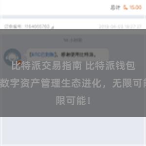 比特派交易指南 比特派钱包：数字资产管理生态进化，无限可能！