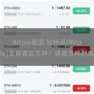 Bitpie配置 比特派(Bitpie)支持哪些币种？详细币种列表