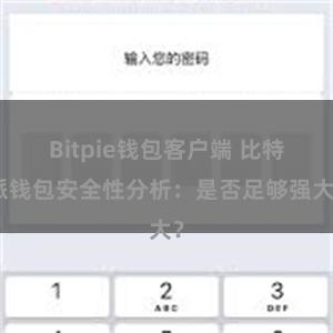 Bitpie钱包客户端 比特派钱包安全性分析：是否足够强大？