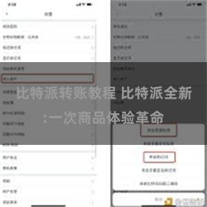 比特派转账教程 比特派全新:一次商品体验革命