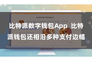 比特派数字钱包App  比特派钱包还相沿多种支付边幅